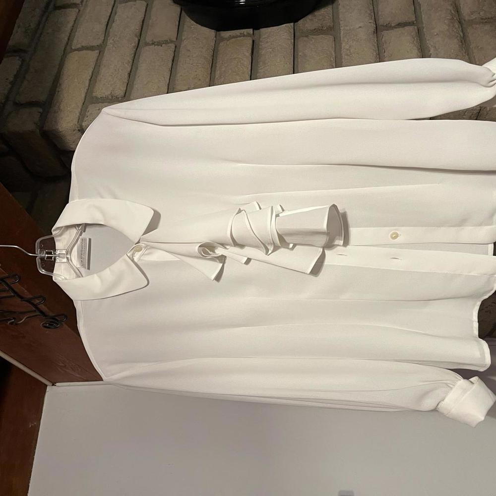 VINTAGE 80's Liz Claiborne Petites Button Up Blouse